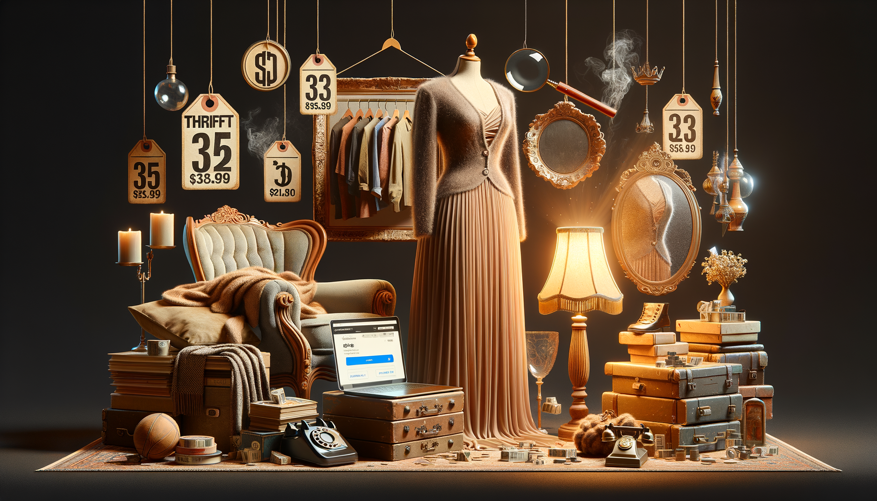 Thrifting Treasures: A Guide to Vintage Clothing, Secondhand Furniture, and Online Thrift Shopping